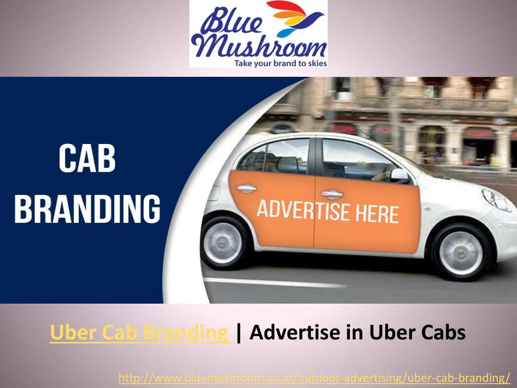 uber cab branding advertise in uber cabs