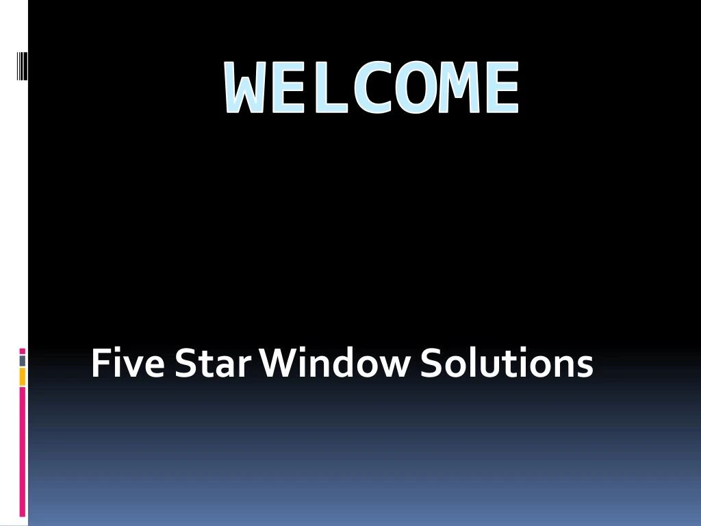 five star window solutions