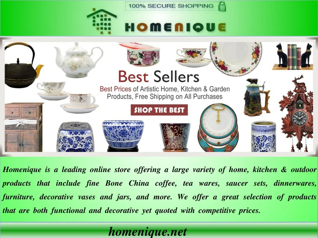 homenique is a leading online store offering