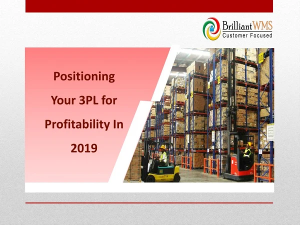 Positioning Your 3PL for Profitability In 2019