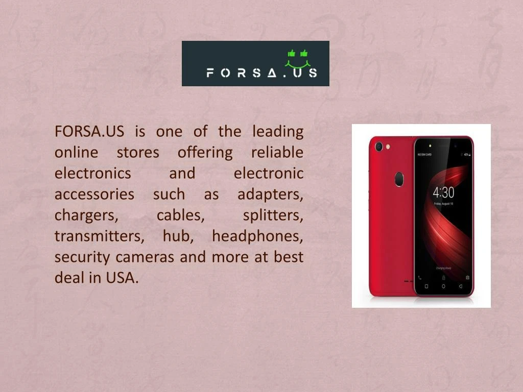 forsa us is one of the leading online stores