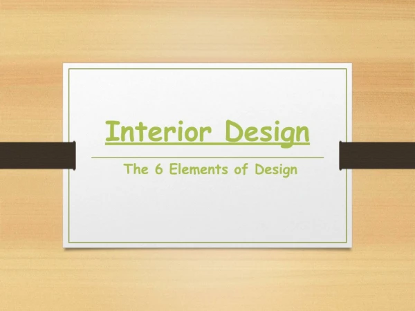 Elements of Interior Design Ideas