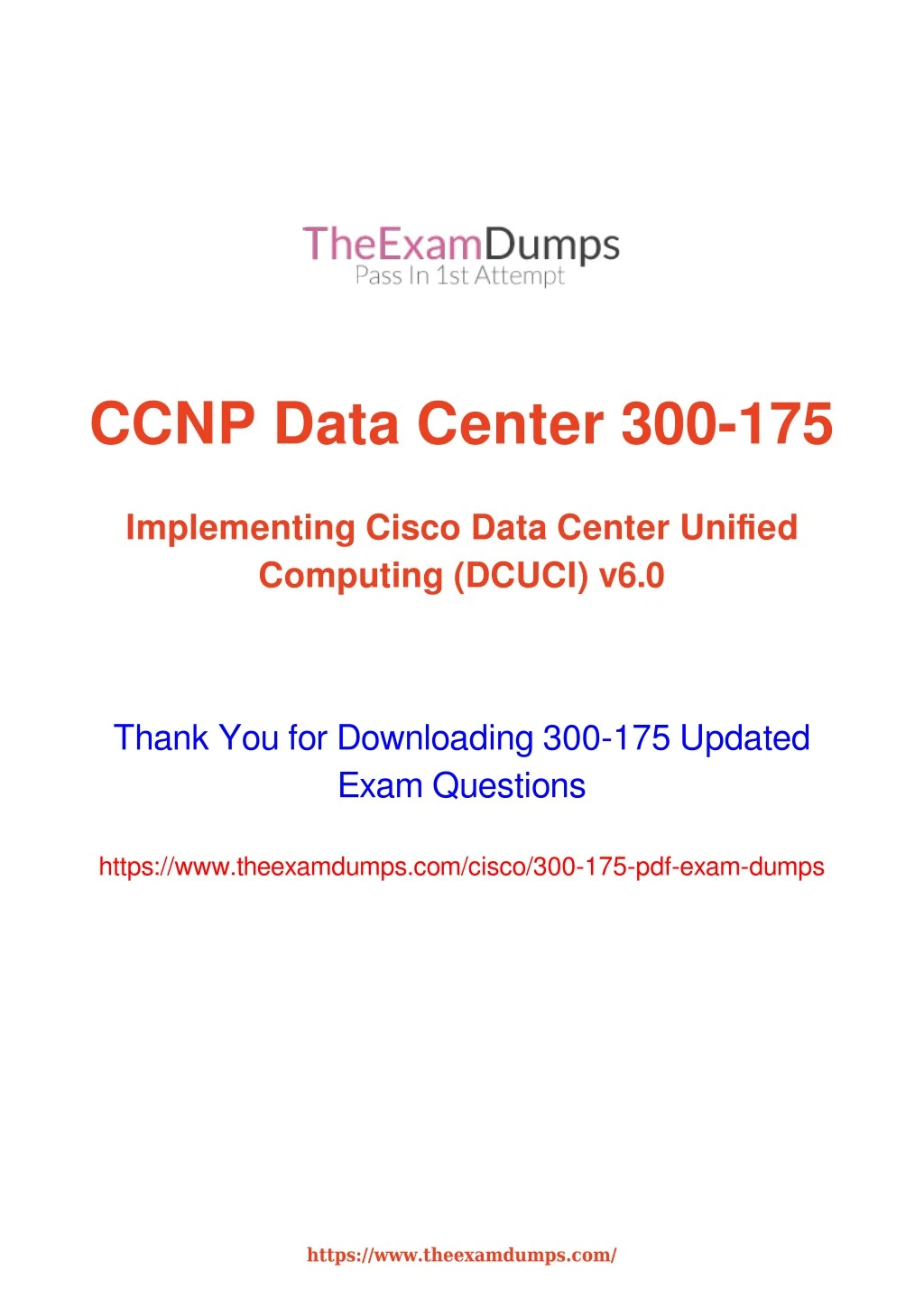 ccnp data center 300 175