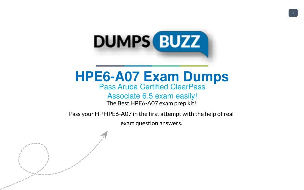 hpe6 a07 exam dumps
