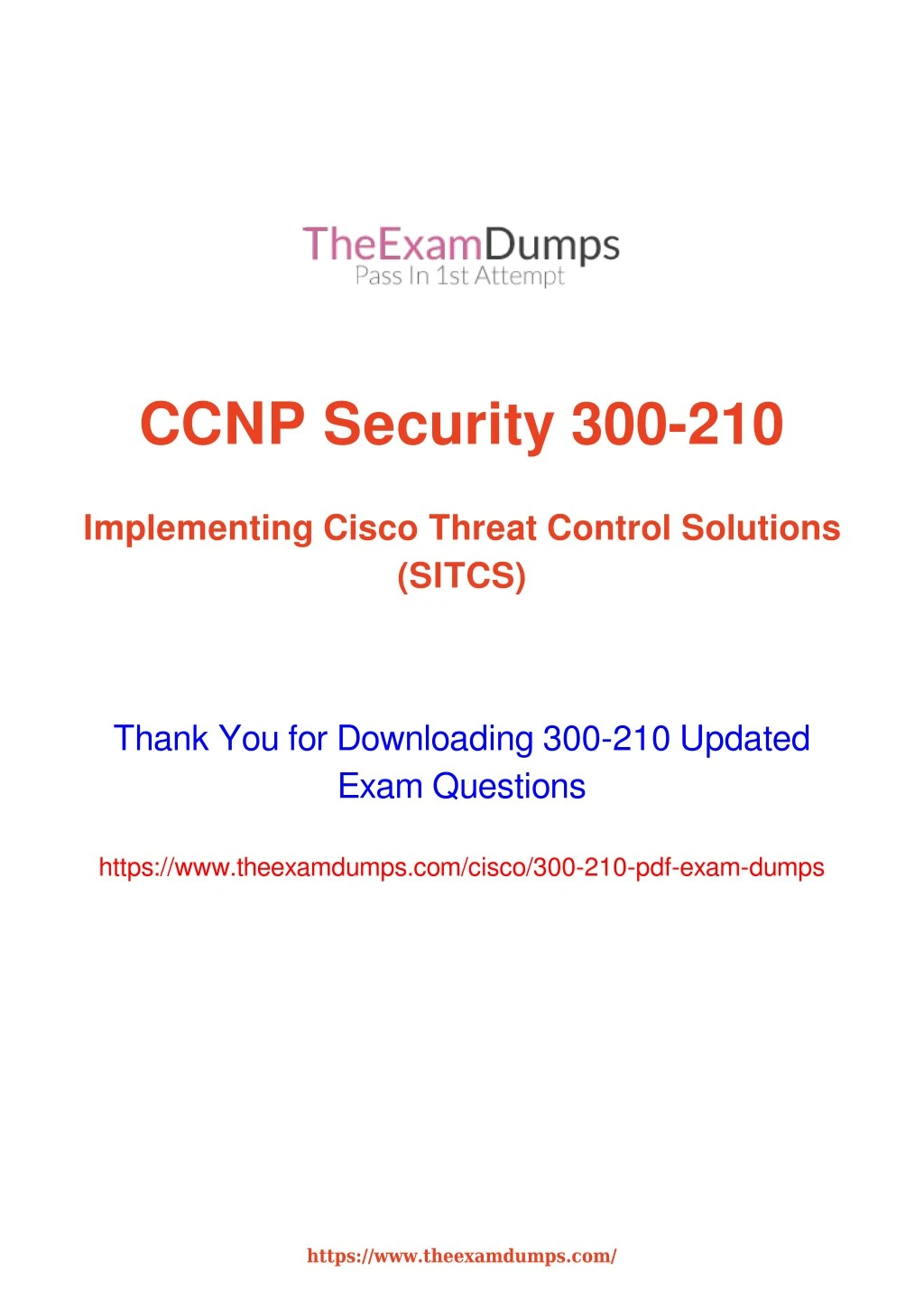 ccnp security 300 210