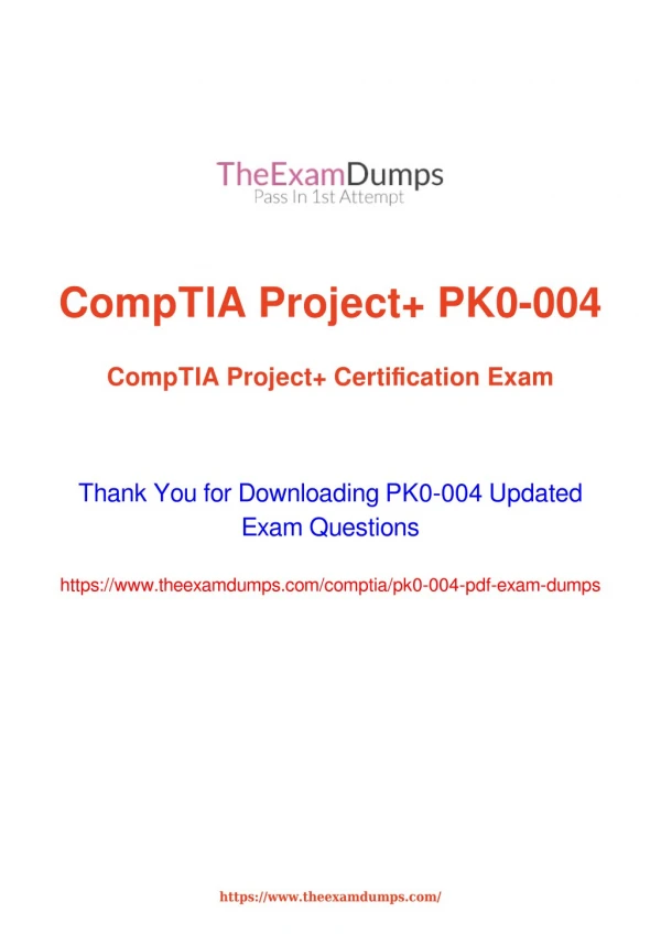 CompTIA PK0-004 Practice Questions [2019 Updated]
