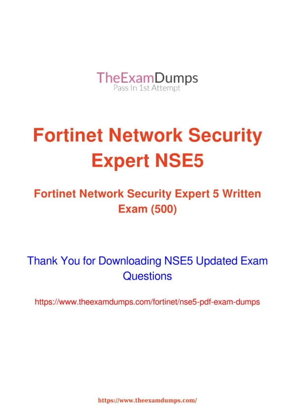 Fortinet NSE5 Practice Questions [2019 Updated]
