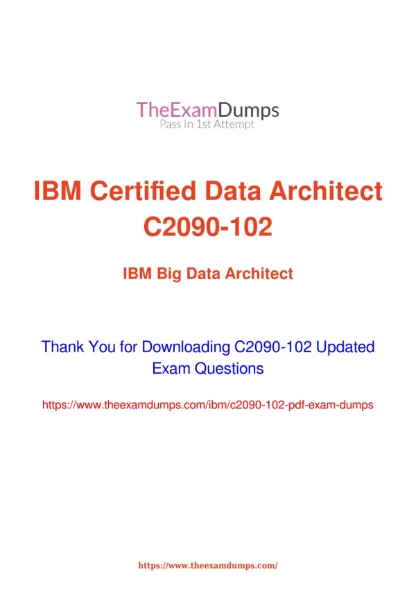 IBM C2090-102 Practice Questions [2019 Updated]