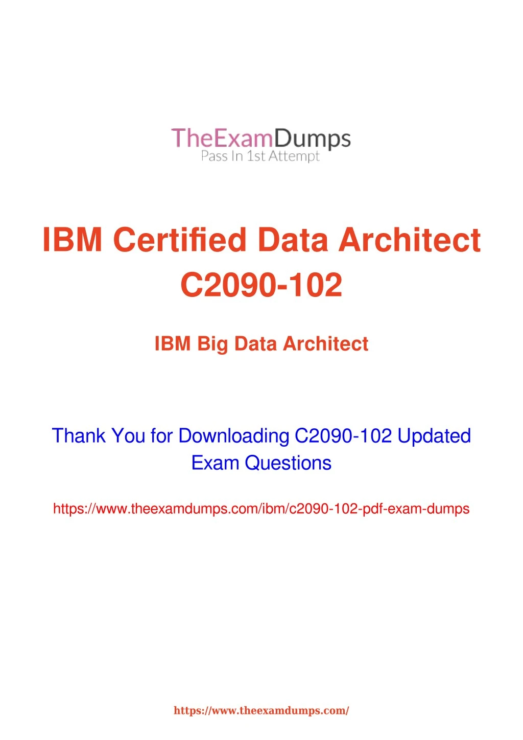 ibm certified data architect c2090 102
