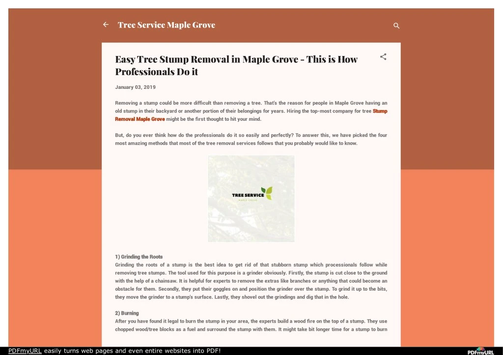 tree service maple grove