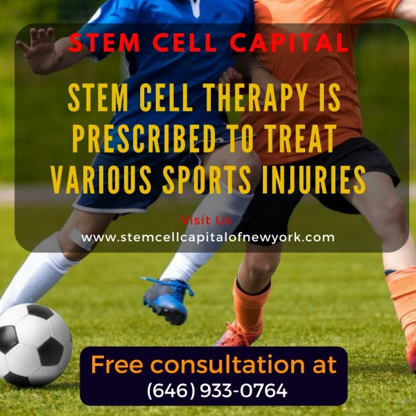Stem Cell Therapy for Sports Injuries