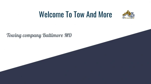 Towing company Baltimore MD | towingbaltimoremd