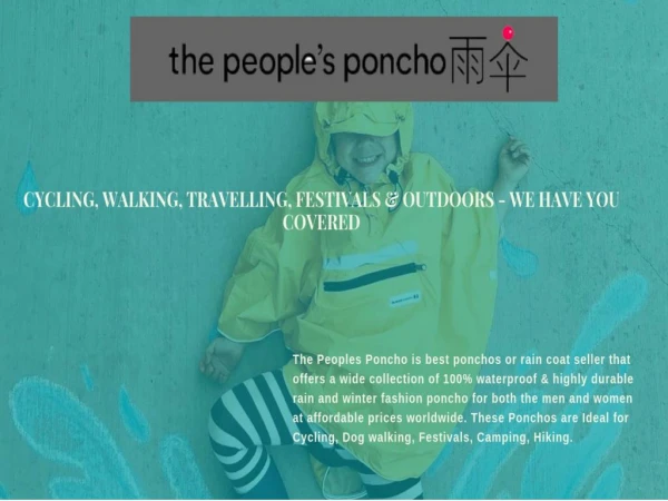 Best Poncho Online Store - ﻿The People's Poncho
