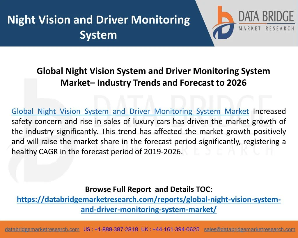 night vision and driver monitoring system