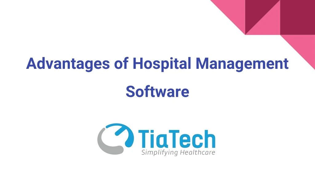 advantages of hospital management