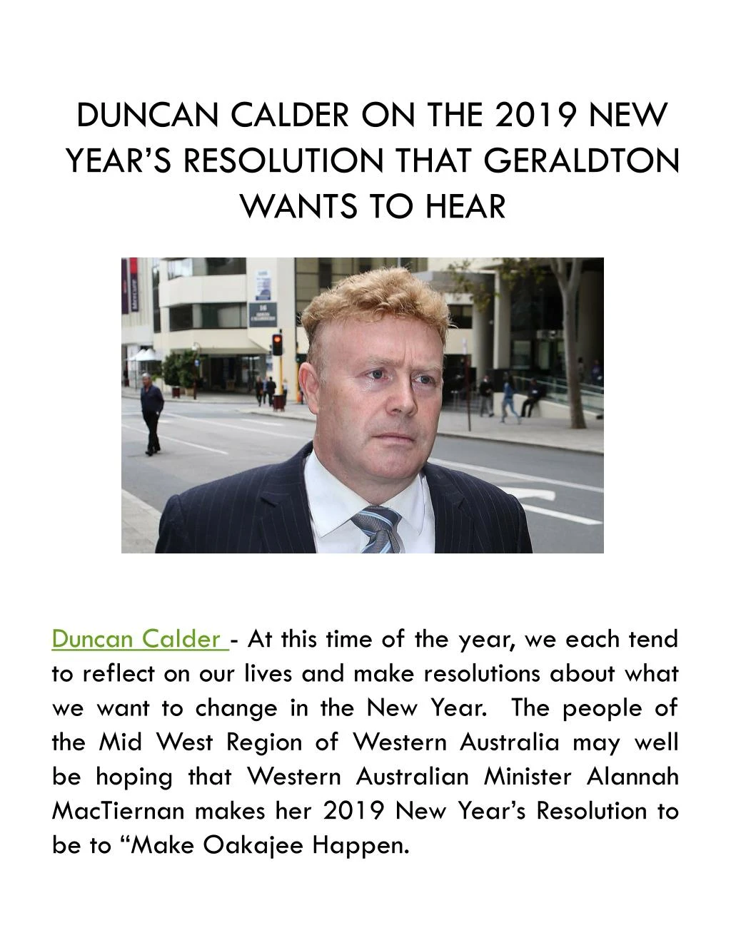 duncan calder on the 2019 new year s resolution