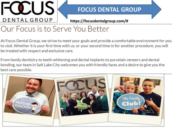 Dental Root Canal Treatment Midvale, Utah - Focus Dental Group