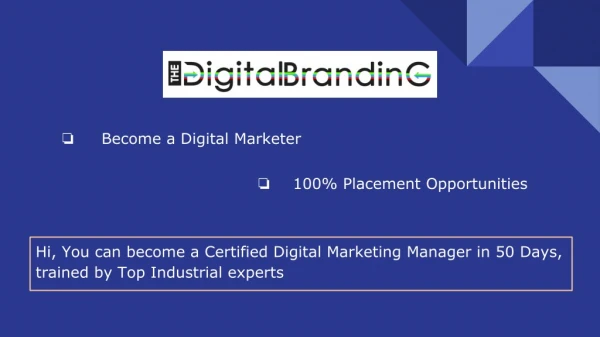 SEO | Digital Marketing Training Course in Coimbatore with Placement