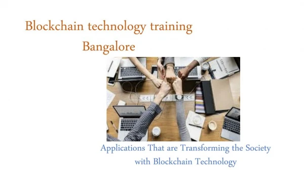 blockchain course in Bangalore