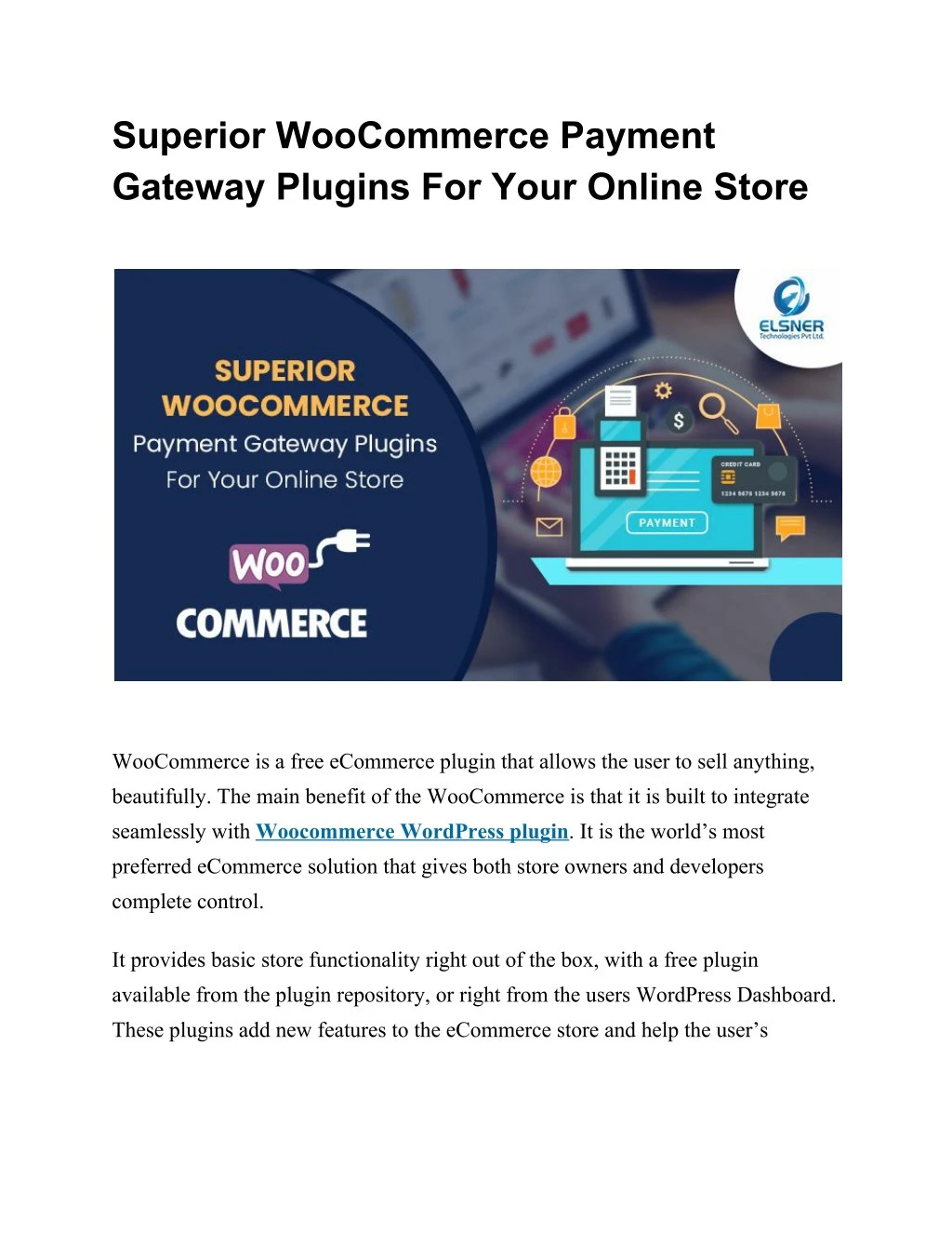 superior woocommerce payment gateway plugins