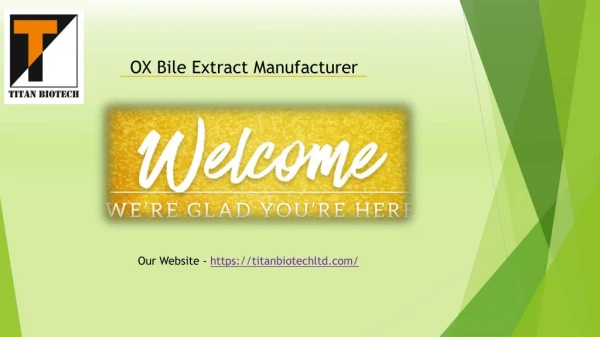 OX Bile Extract