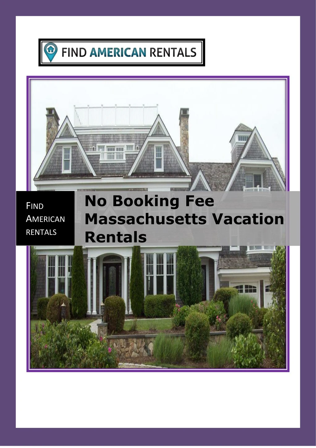 no booking fee massachusetts vacation rentals