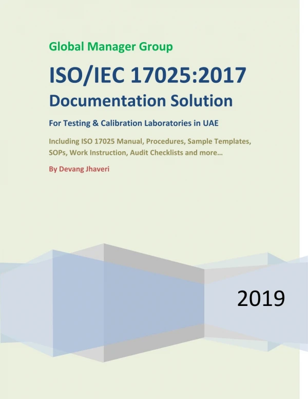 ISO 17025:2017 Documentation Solution in UAE