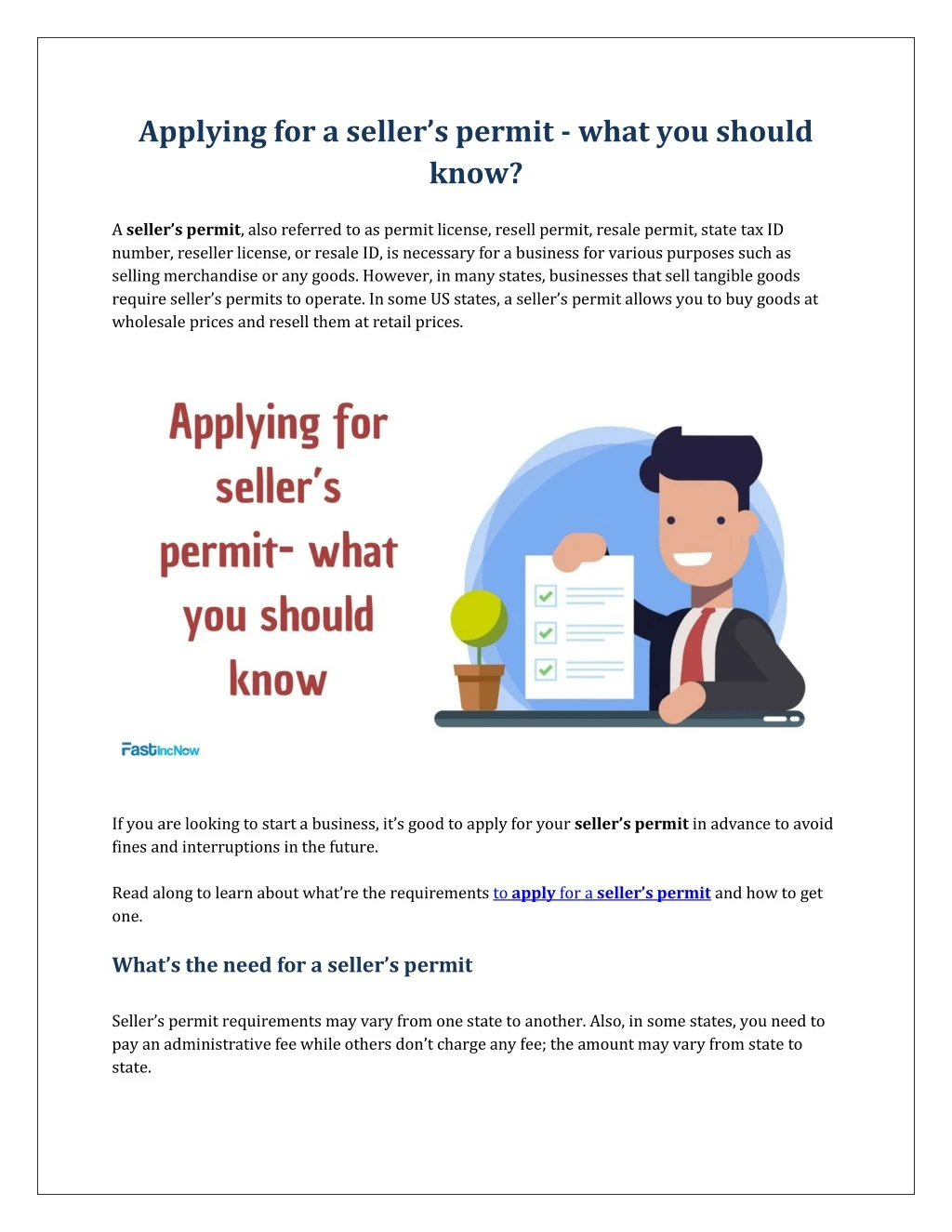 applying for a seller s permit what you should