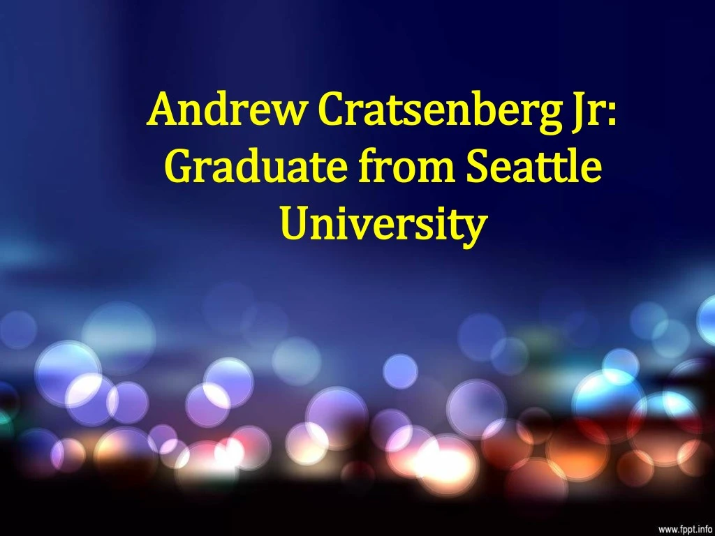 andrew cratsenberg jr andrew cratsenberg