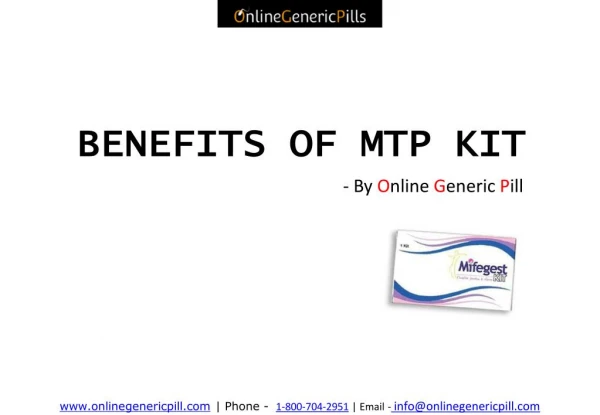 MTP kit online : Benefits of MTP kit for unwanted pregnancy