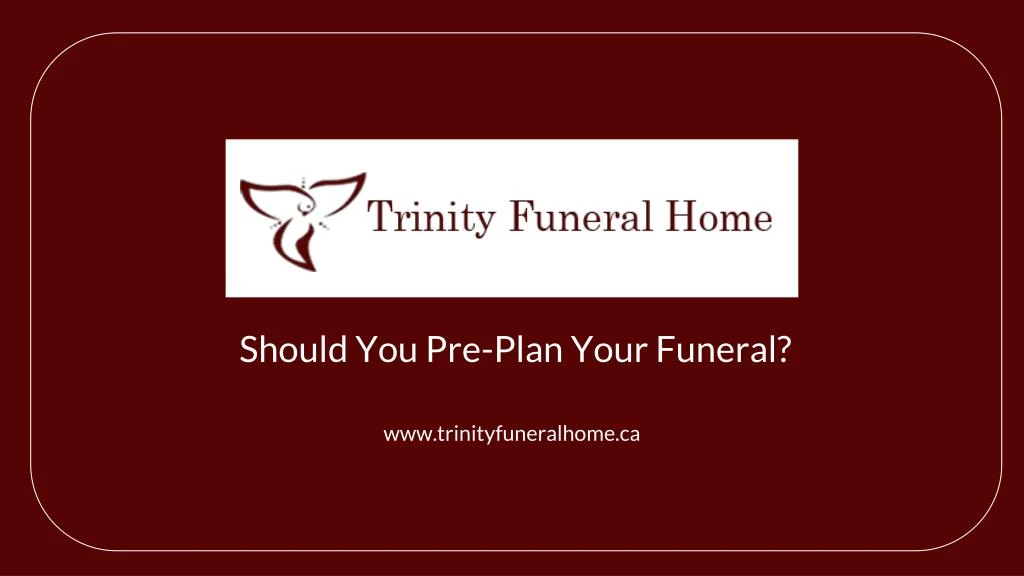 should you pre plan your funeral