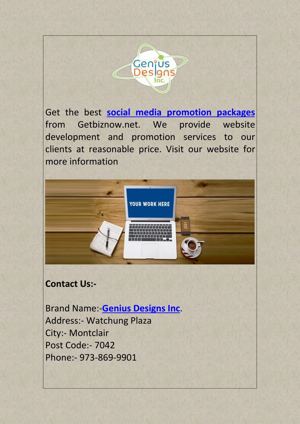 get the best social media promotion packages from