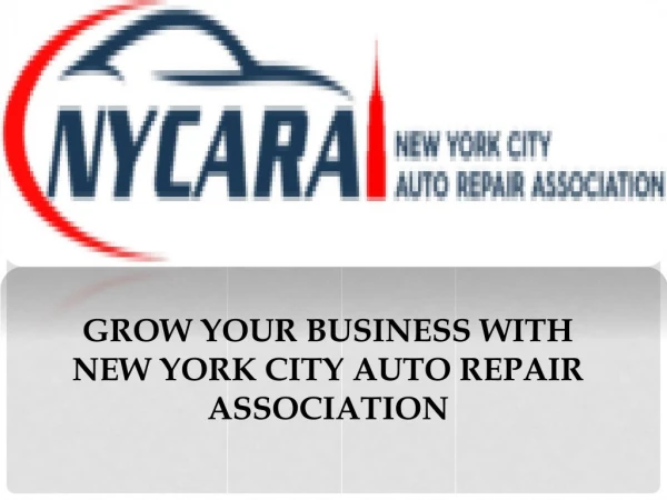 Become expert in all areas of business with city’s first Auto repair trade organization
