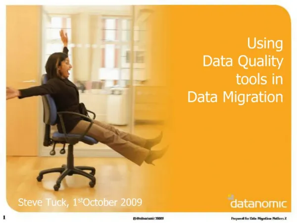 Using Data Quality tools in Data Migration