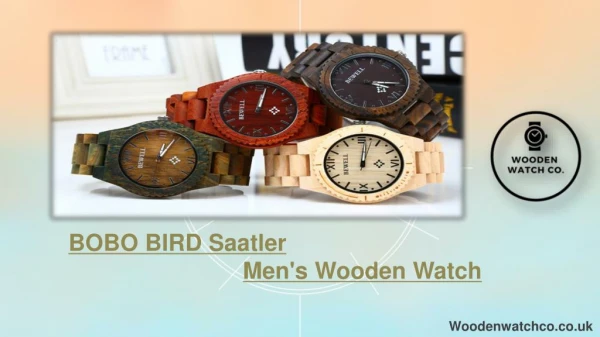 BOBO BIRD Saatler - Men's Wooden Watch