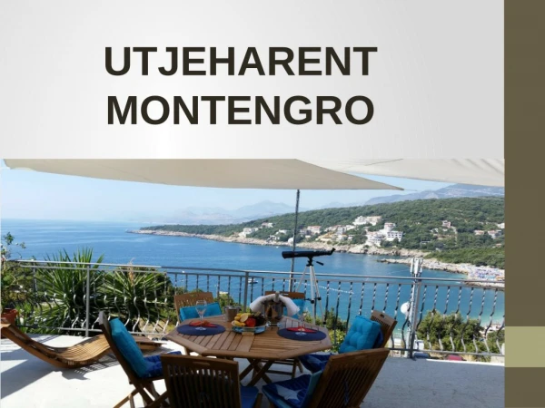 Decorous Montenegro apartment for rent