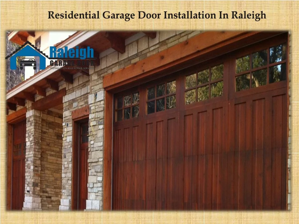 residential garage door installation in raleigh
