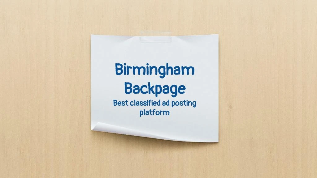 birmingham backpage best classified ad posting platform