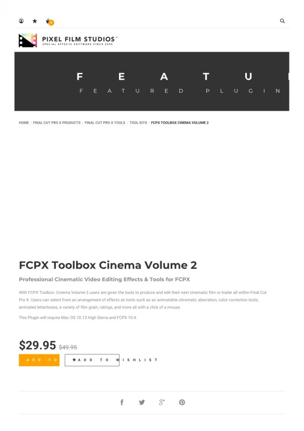 toolbox cinema volume
