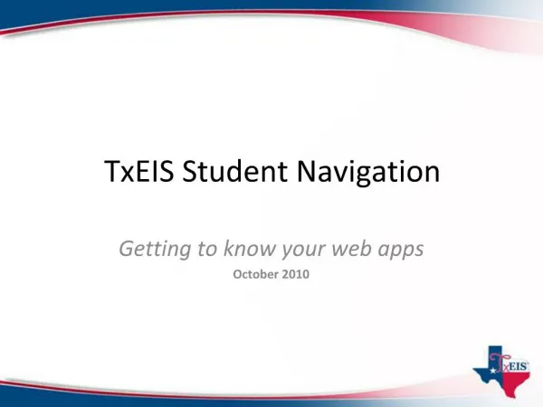 TxEIS Student Navigation