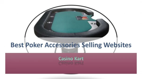 How to Buy Poker Chips at Low Cost On CasinoKart
