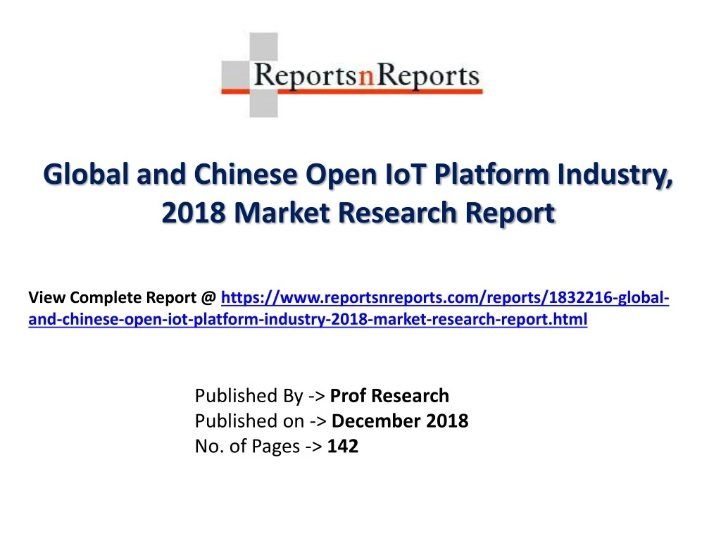 global and chinese open iot platform industry