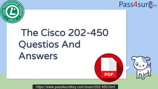 202-450 - Cisco Practice Exam Dumps Questions & Answers.