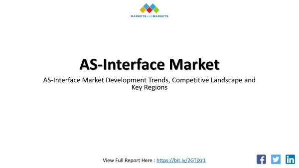 AS-Interface Market Development Trends, Competitive Landscape and Key Regions
