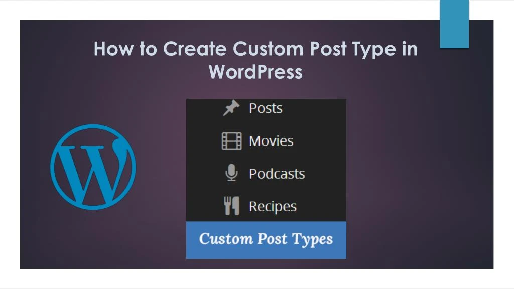 how to create custom post type in wordpress