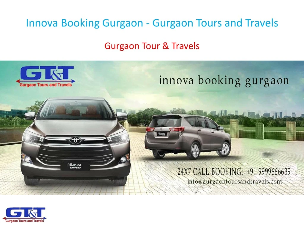 innova booking gurgaon gurgaon tours and travels