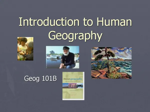 Introduction to Human Geography