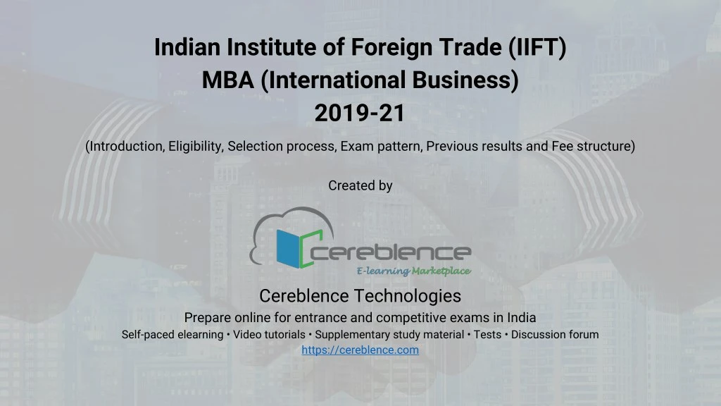 indian institute of foreign trade iift