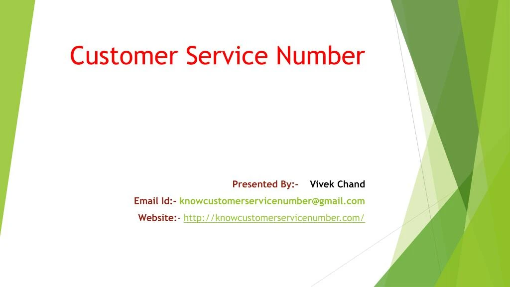 customer service number