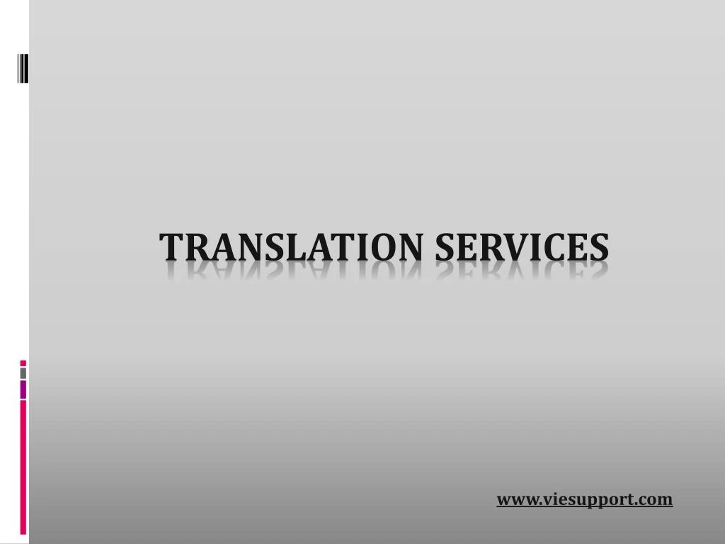 translation services